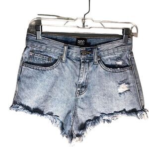 BDG Women's High-rise Girlfriend Tattered Denim Short Size 26